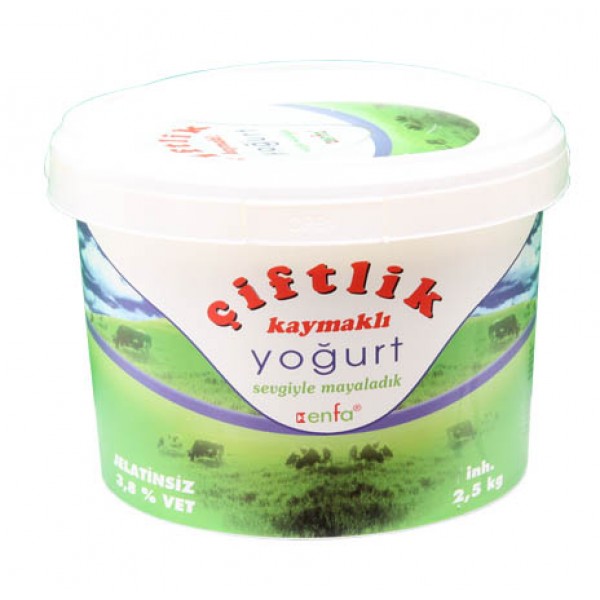 EnFa Romige boeren yoghurt - 2,5kg